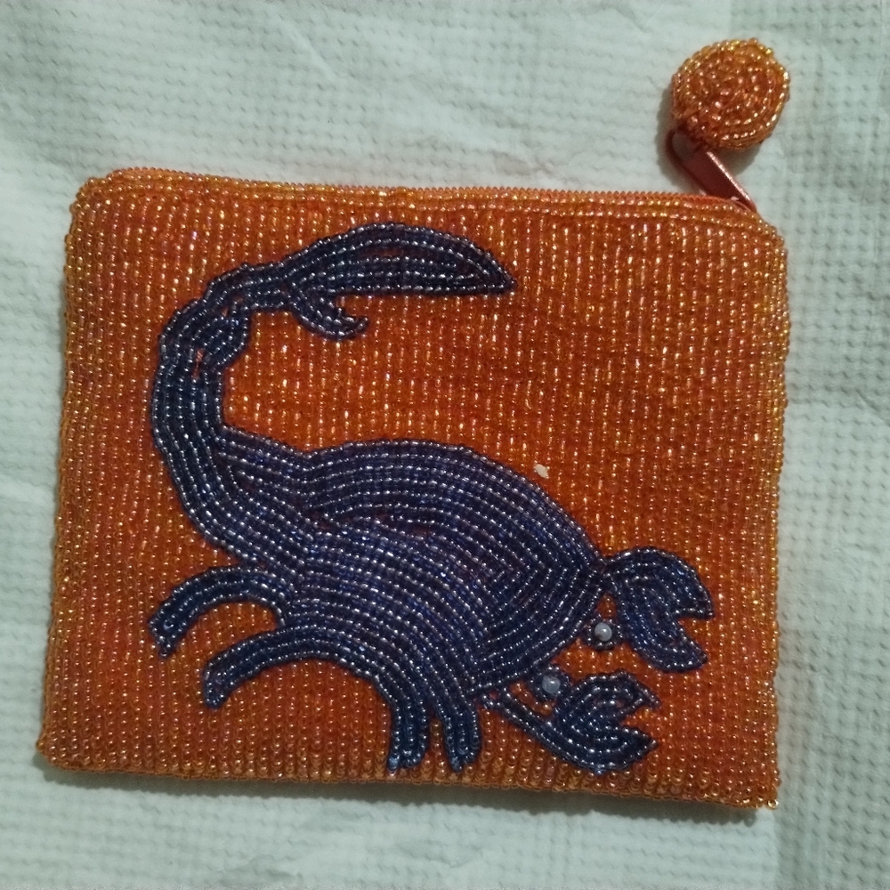 Scorpio Beaded Wallet